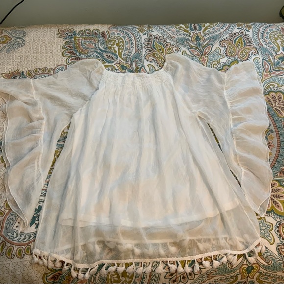 Giusy Women’s White Silk Shirt large - Picture 2 of 5